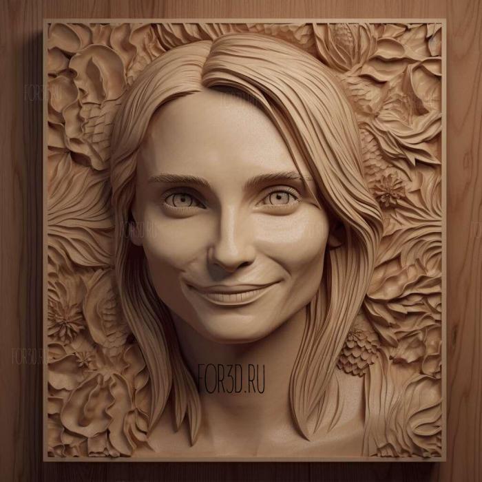 Cameron Diaz 1 stl model for CNC